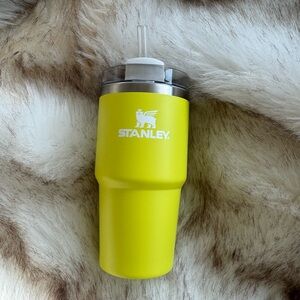 Stanley Yellow Tumbler with Straw